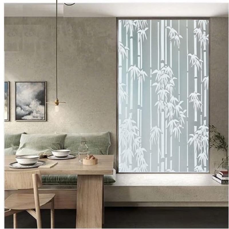 Image of Frosted Grid Window Glass Film for Privacy Sunlight- Frosted Grid 12 X 36 Inchs