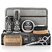 Striking Viking Beard Grooming Kit for Men - Premium Beard Care Kit with 100% Natural Beard Oil, Beard Balm Butter, Boar Bristle Brush, Sandalwood Beard Comb, & Beard Scissors with Gift Set Box
