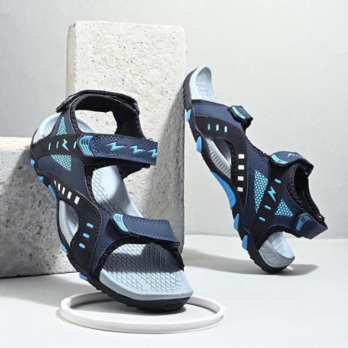 Image of Centrino Men's Phylon Sandals | Lightweight Sports Sandals with Adjustable Straps | Cushioned Comfort Outdoor & Casual Wear | Durable Grip Sole Walking Sandals (9353)