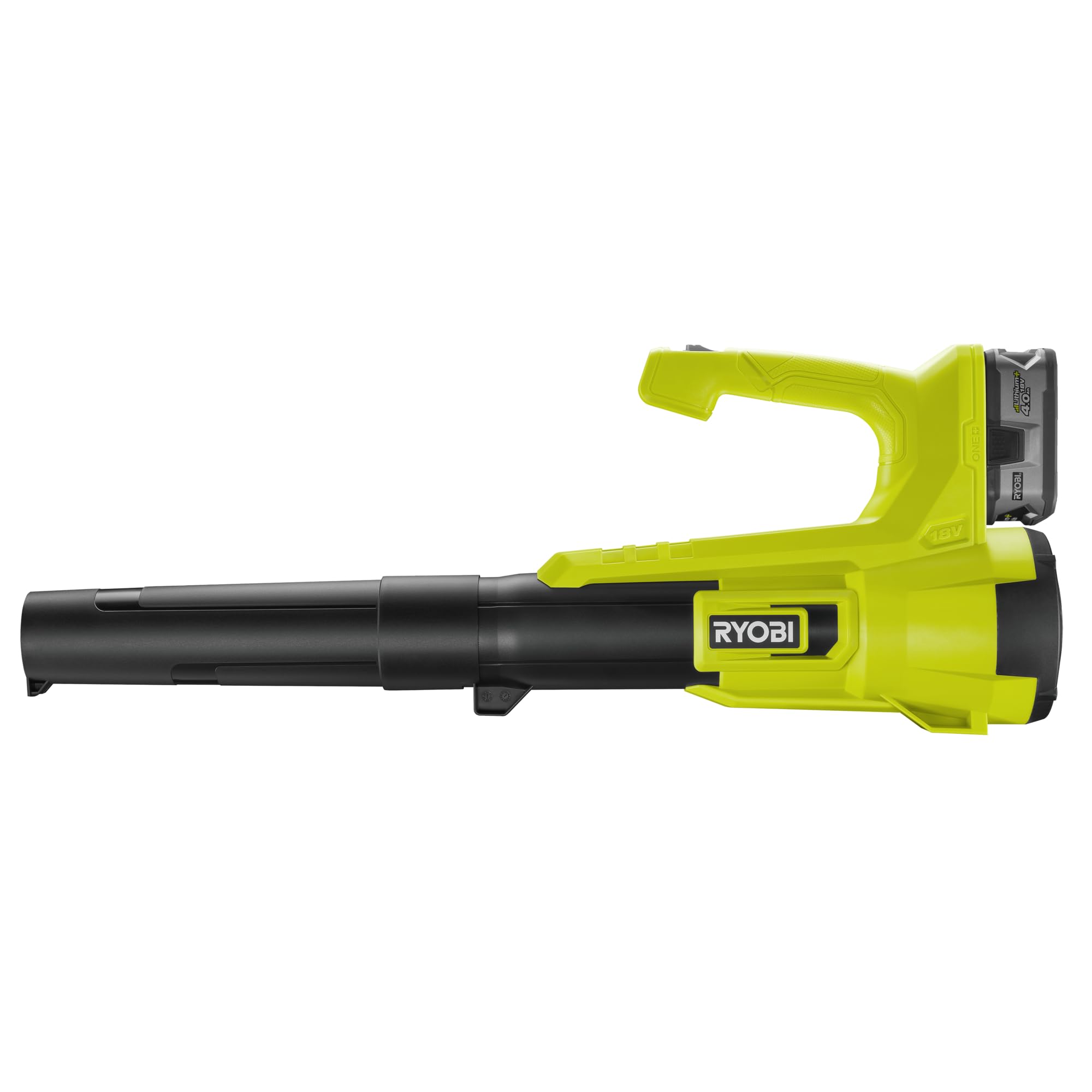 Ryobi Dmuchawa Akumulatorowa 18 V, RY18BLA-140, Prędkość Powietrza 145 km/h, Zestaw Zawiera Akumulator 4.0 Ah i Ładowarkę 1.5 A