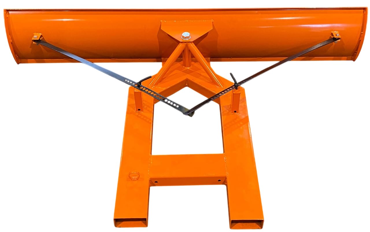 Schneepflug Schneeschild Universal Schneeschieber für Gabelstapler/nach Links und Rechts schwenkbar / 100 x 40 cm