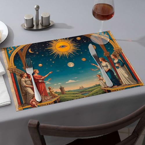 Sets de table lavables d'été pour protéger et décorer la table - 2