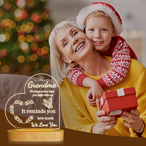 Grandmasbirthdaymothersdaygiftssoftwarmwhitenightlight Urban Country Home Decor Grandmas birthday mothers day gifts soft warm white night light urban country home decor