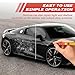 3PCS All Cars Magic Pen for Car Scratches, Only for Black Cars, Magic Car Scratch Removal Pen, Magic Pen for Car Paint Scratch Repair