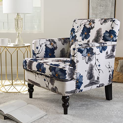 Christopher Knight Home Boaz Fabric Club Chair - Floral Print #TOP1