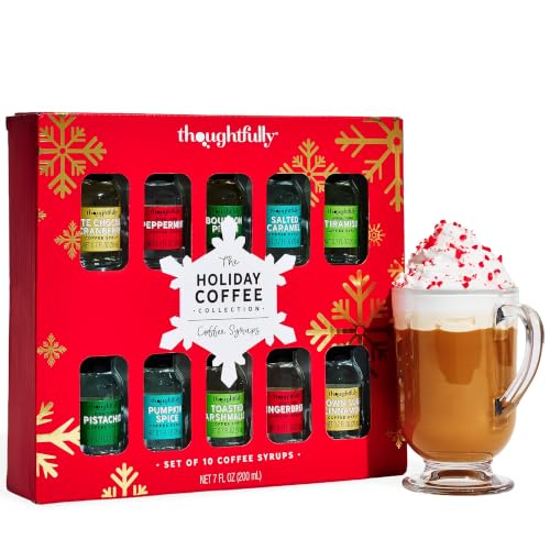 Holiday Coffee Syrup Gift Set, Set of 10