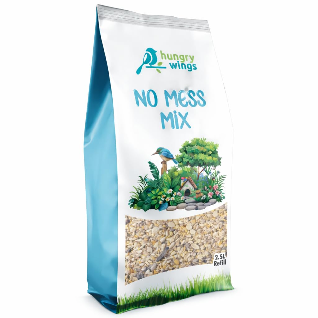 Hungry Wings Wild Bird Food 2.5L Refill Bag (No Mess Mix)