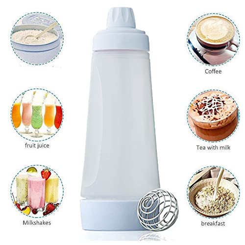 Miniatura 4 de Botella Para Mezclar Masa 1000ml Botella Dispensadora De Masa Botella De Mezcla Exprimible Dispensador De Panqueques Embotellado, Mezclador De Masa Para Hacer Panqueques,Panqueques,Gofres