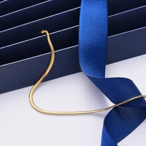 Snake Bracelet, 14K Real Gold Herringbone Bracelet, Minimalist Gold Snake Bracelet, Dainty Custom Snake Bracelet3