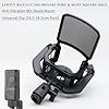 Hxszk Microphone Shock Mount with Filter Screen for Lewitt RAY/LCT 240 Pro/440 Pure & Most Square Mics - Anti-Vibration Mic Shock Mount, Pop Filter, Universal Clip (23.5-24.5mm Port, Black, 1-Pack) #4