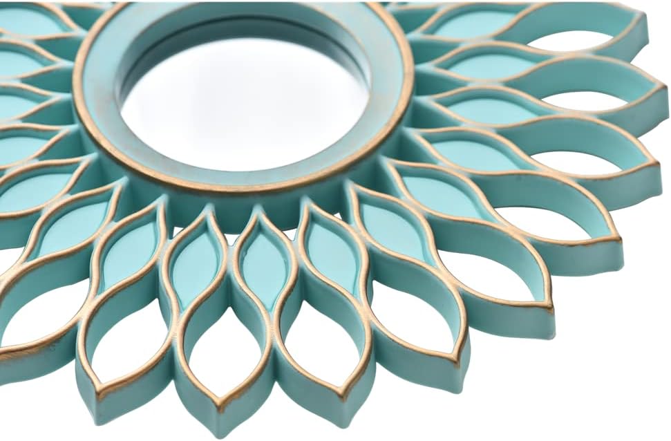 Small Round Decorative Mirrors Pack of 3 for Room & Home | Green Circle Mirrors Modern Wall Decor Gifts for Women & Moms - Image 6