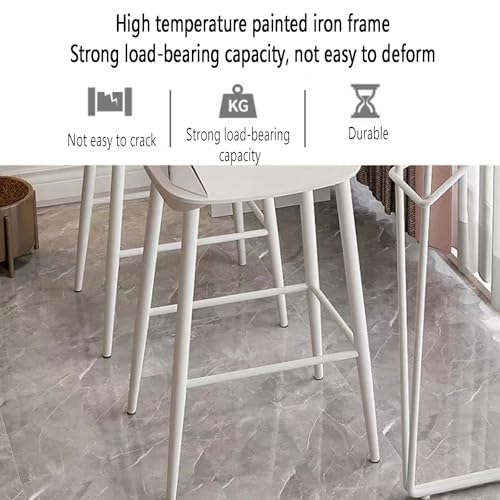 Table de bar rectangulaire bois massif blanc 100cm intérieur table basse mange-debout