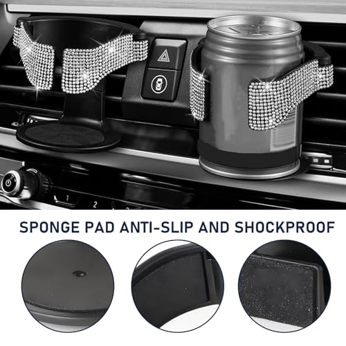 Portavasos ajustable para aire acondicionado de auto miniatura 5