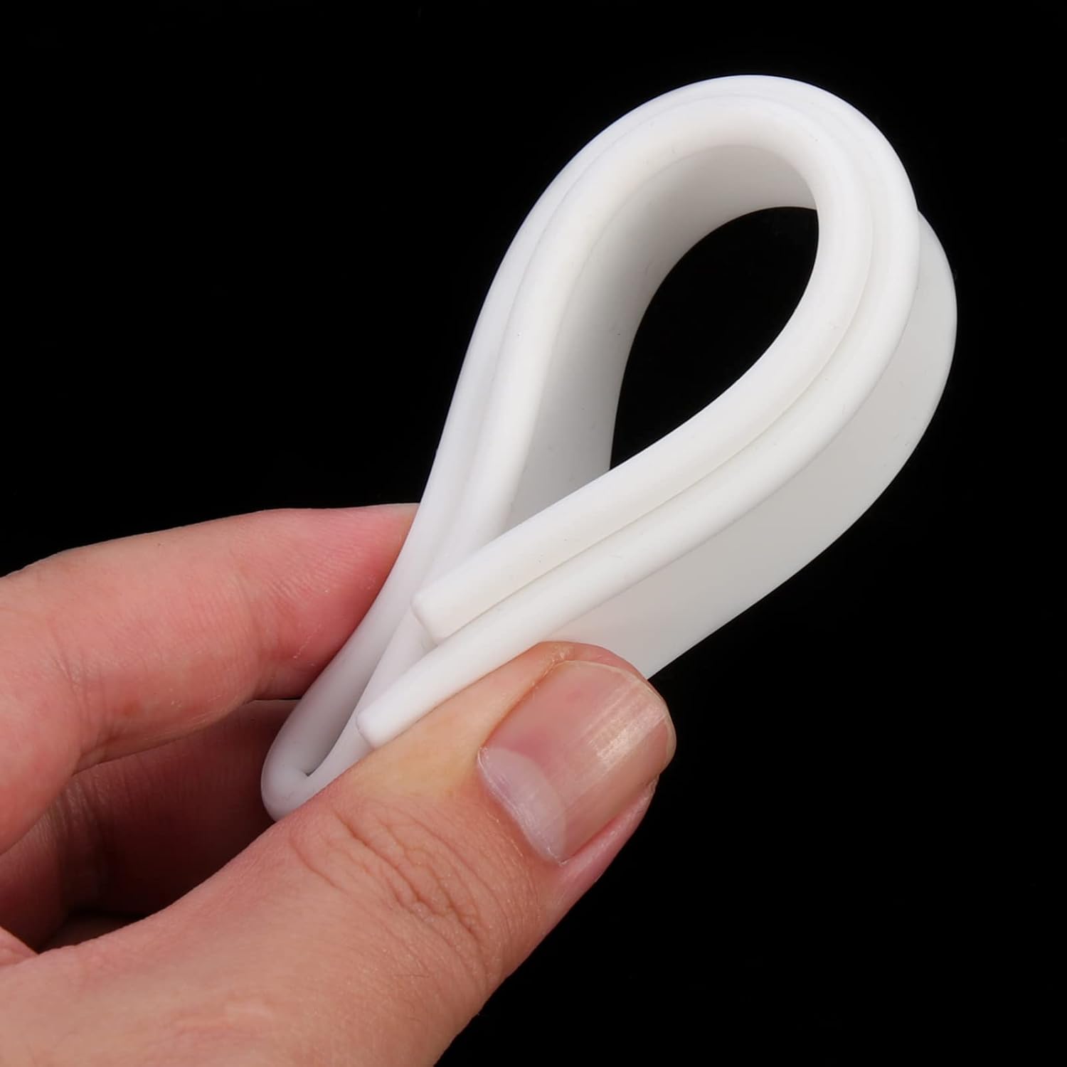2pcs Glass Squeegee Part Window Scraper Rubber Strip Shower Squeegee Refill Replacement
