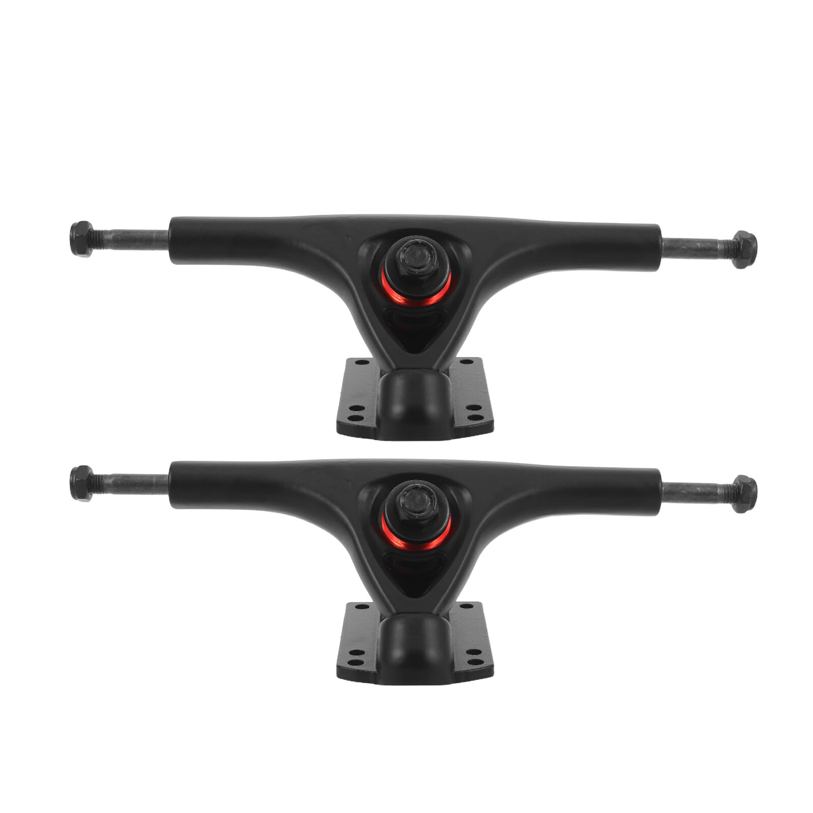 2 Pièces Kit de 2 Trucks de Skateboard 7 Pouces en Alliage Aluminium Léger, Ensemble de Camions pour Longboard Cruiser, Matériel de Montage Inclus, Adapté Skatepark et Rue,