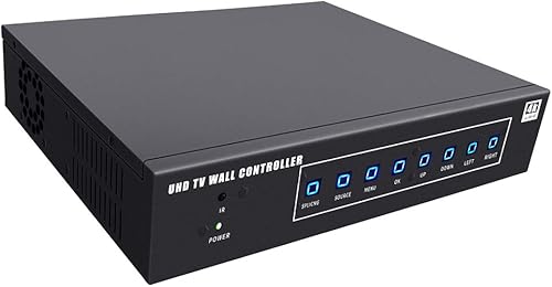 Miniatura 9 de ISEEVY Controlador de pared de video UHD 4K60 de 6 canales 2x3 3x2 UHD controlador de pared de TV 4K para 6 pantallas de empalme de TV, compatible