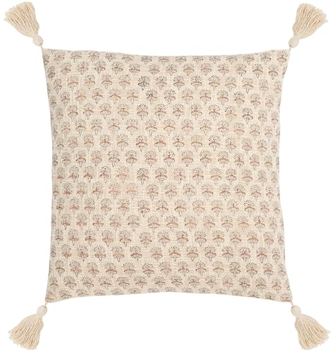 Almohada de poliéster multicolor 20 cm x 20 cm