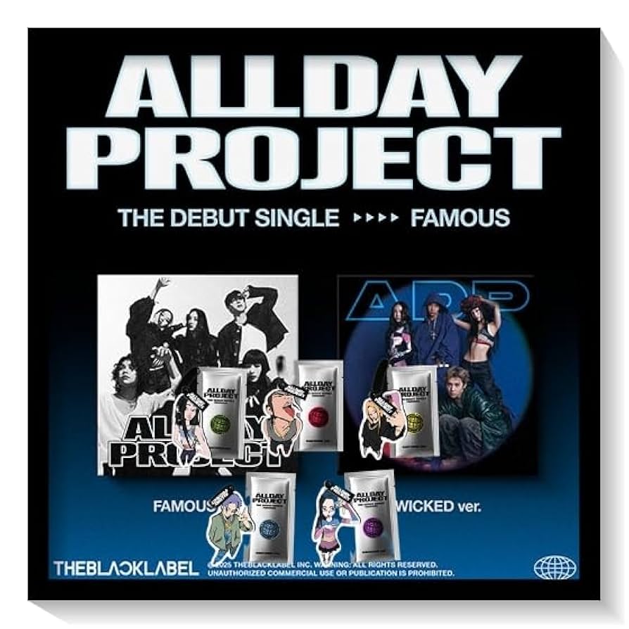 【新品未開封】ALLDAY PROJECT CARTOON ver.　5種セット 楽天市場】CARTOON ver / ALLDAY PROJECT - FAMOUS / THE DEBUT