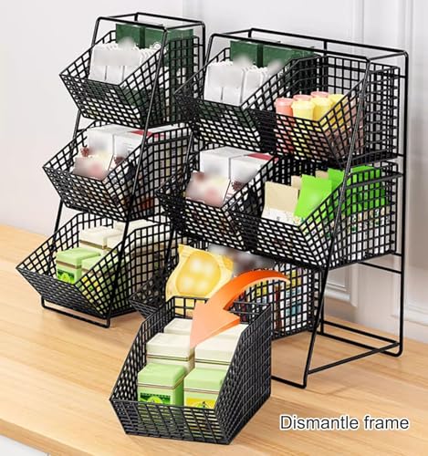 Étagère de rangement magasin cuisine et thé support de bureau L - 4