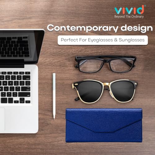 Image of VIVID Unisex Specs Magnetic Eyewear Dabbi Faux Leather Hard Case Cover