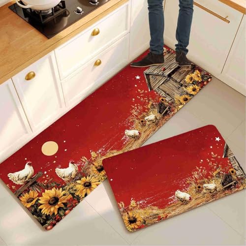 Alfombras de cocina antideslizantes y lavables para un suelo seco 2