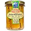 Soldimar Pesasur MSC Alaska Wild Salmon Fillets in Organic Extra Virgin Olive Oil 195g (Pack of 4)