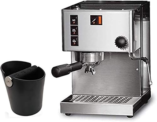 Miniatura 35 de HOMEE Espresso Knock Box Contenedor de café molido con barra extraíble, cubo de basura de espresso con base antideslizante, accesorios de espresso