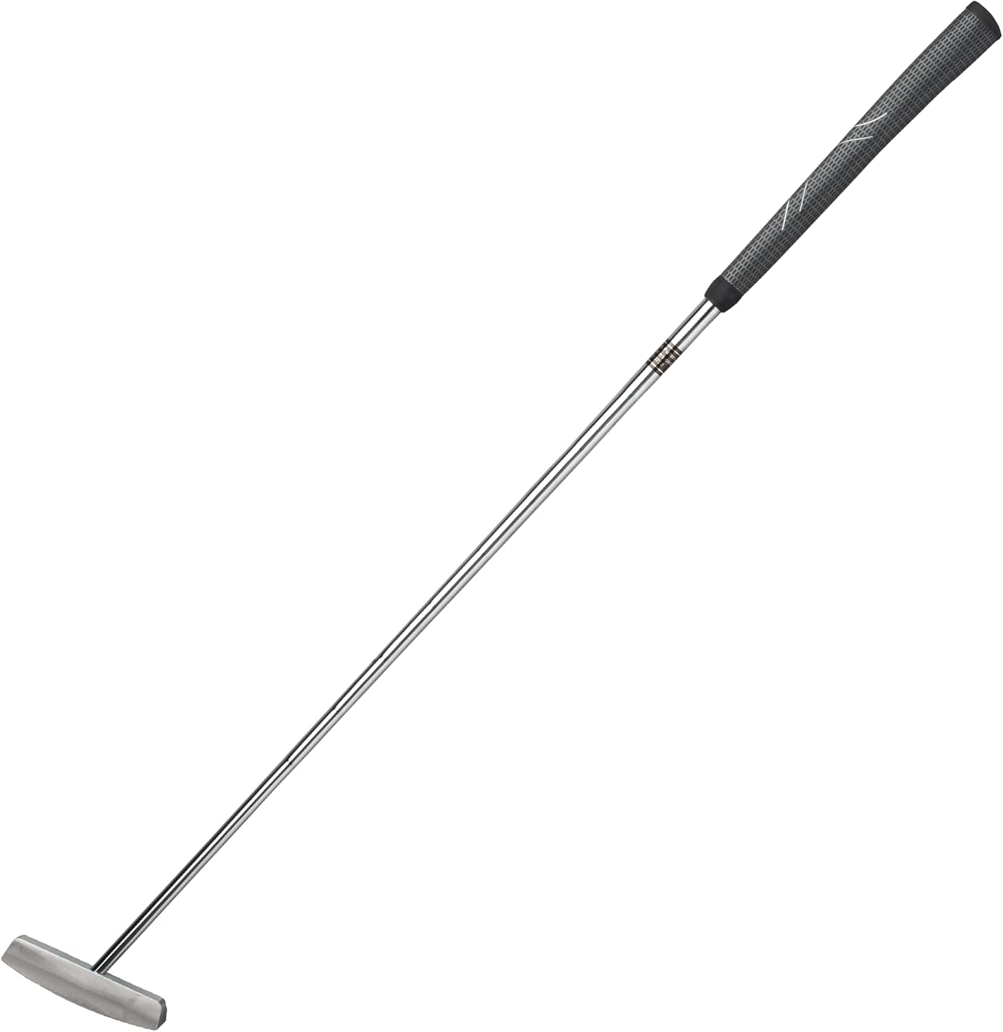 Bell N-360 No-Offset CNC Milled Center Shaft Standard Blade Golf Putter + Tacki-Mac Black Pistol Standard Grip | Made in USA