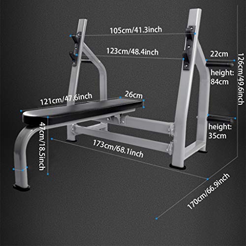 Toe Multifunctional Weightlifting Bench For Gym Press Bench Squat Rack Height Adjustable Folding Dumbbell Bench Strength Training Workout Bench Home Gym #TOP2