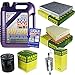 Produktbild QR-PARTS 69380634 Filter Set Inspektionspaket 5 Liter Motoröl Leichtlauf High Tech 5W-40 MANN-FILTER Innenraumfilter Kraftstofffilter Luftfilter Ölfilter