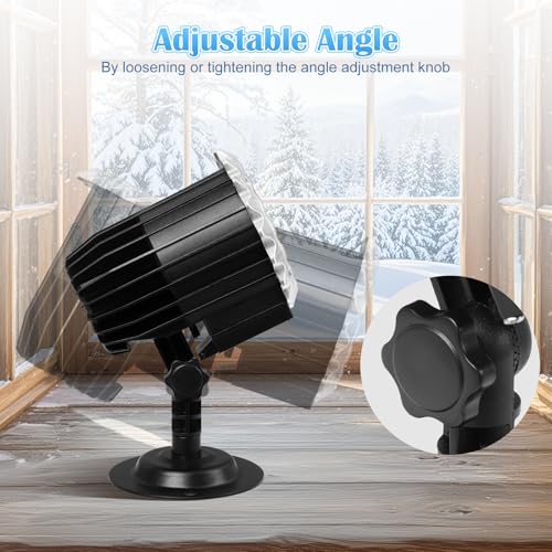 Ggnrqq SNOWFLAKE PROJECTOR Lights Outdoor, Led Snowflake Light thumb #4