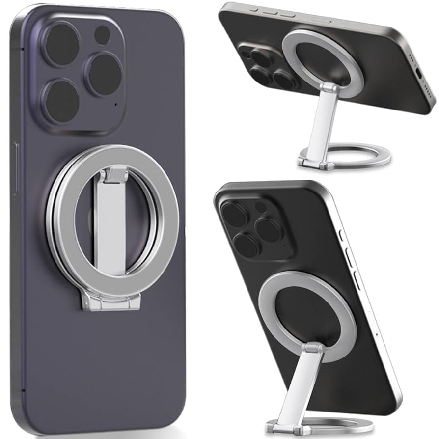 Amazon | MagSafe対応 スマホリング 両面に磁石 メタルリング