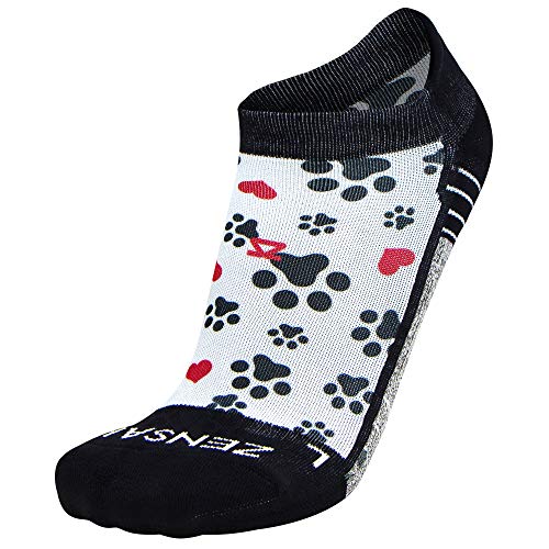 Image of Zensah Limited Edition No-Show Running Socks - Anti-Blister Comfortable Moisture Wicking Sport Socks for Men and Women