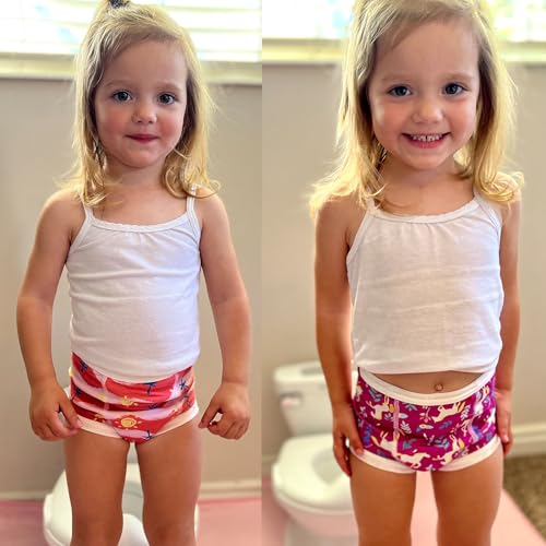 Image of ALVABABY Toddler Potty Training Panties 6 Pack Cotton Absorbent Toilet Training Pants Boys and Girls 4T 6XC06A-4TJ