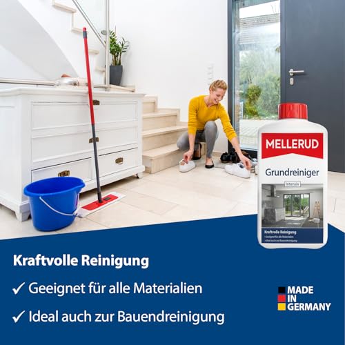 MELLERUD Grundreiniger Intensiv | 1 x 1 l | insbesondere zur Reinigung des Haushaltes nach Bau- oder Renovierungsarbeiten