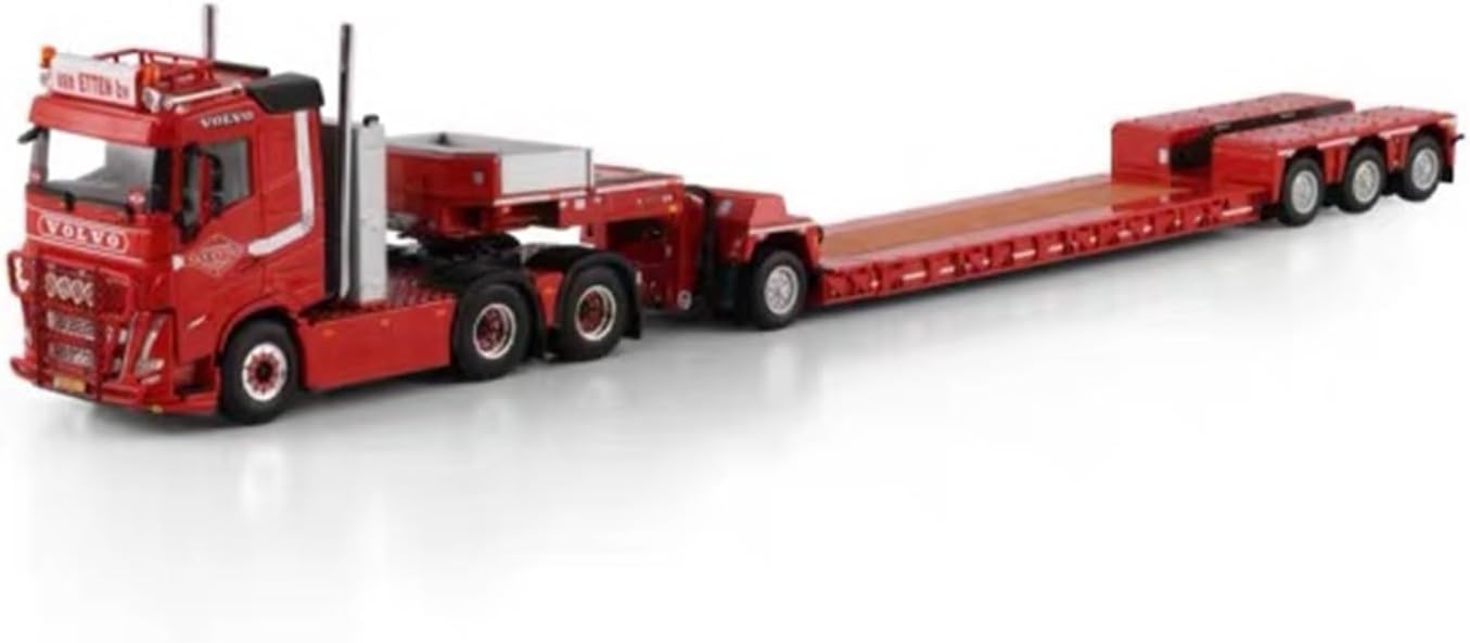 Metal Model Cars 1 50 for Volvo 6X4 Low Bed Trailer Model 01-4773 Home Furnishings Interior Decoration Vehicle