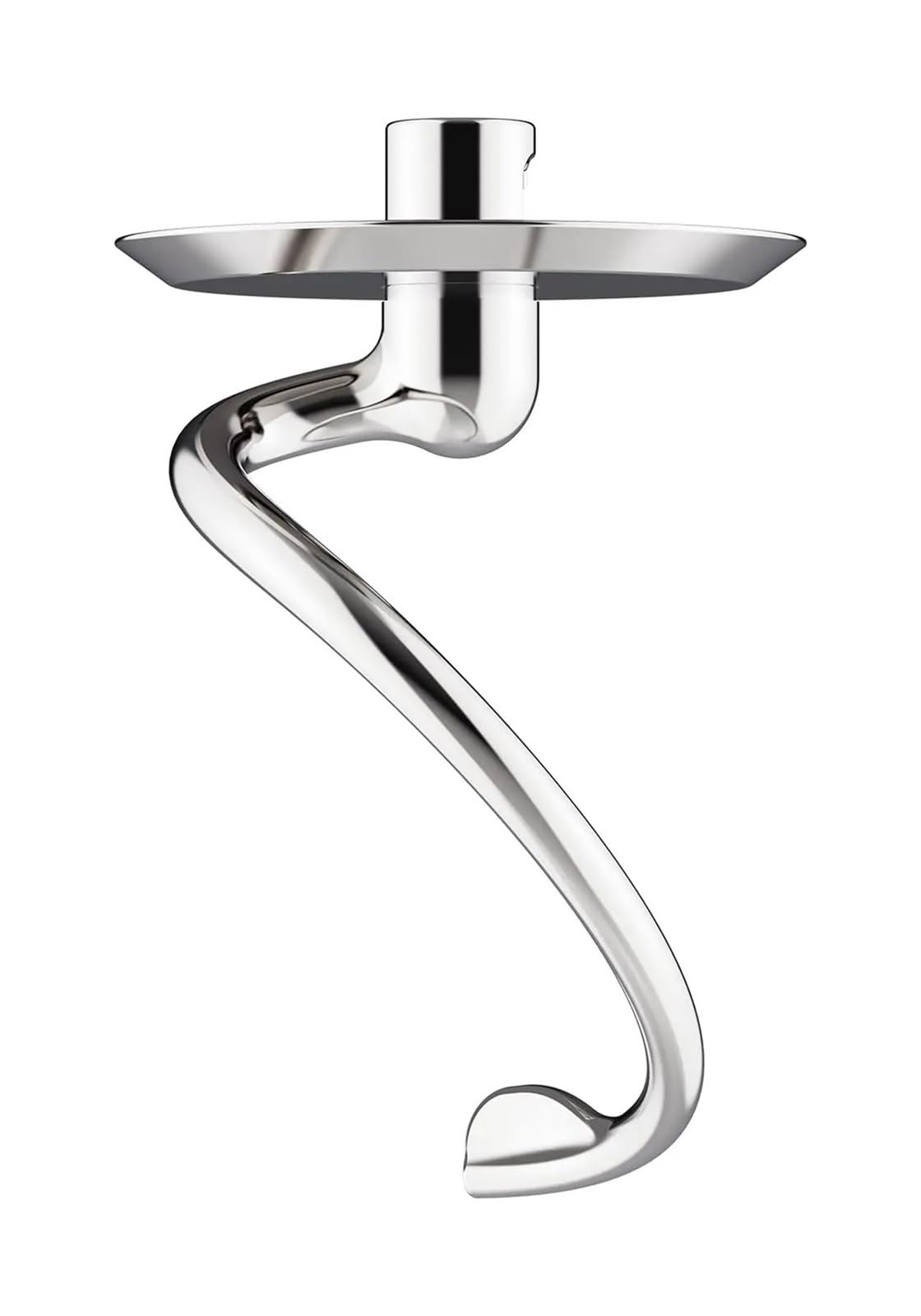 Można myć w zmywarce, Spiralny hak do wyrabiania ciasta, Kompatybilny z Kitchenaid, Mikser stojący, Nasadki z uchylną głowicą 4,5–5 Qt, Kompatybilny z hakiem do wyrabiania ciasta Kitchenaid
