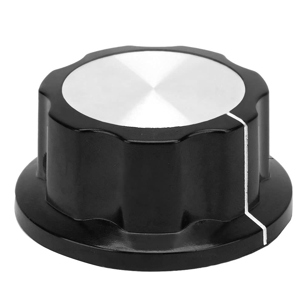Potentiometer Knob, Easy Installation Solid Potentiometer Knurled Knob
