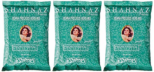 Image of Shahnaz Husain Henna Precious Herb Mix, 100g (Combo Pack 3) (Pack of 2), Black