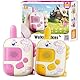 DQMOON Spielzeug ab 4 5 6 Jahre Mädchen, 2PCS Einhorn Walkie Talkies Spiele Kinderspielzeug ab 3 4 5 6 Jahre Walki Talki Geschenke Mädchen 4 5 6 Jahre Geburtstag Weihnachten Einhorn Geschenkideen