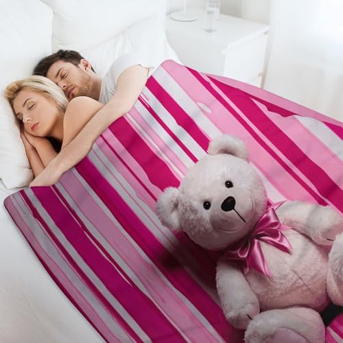 Couverture en micro polaire confortable pour climatisation grand lit - 4