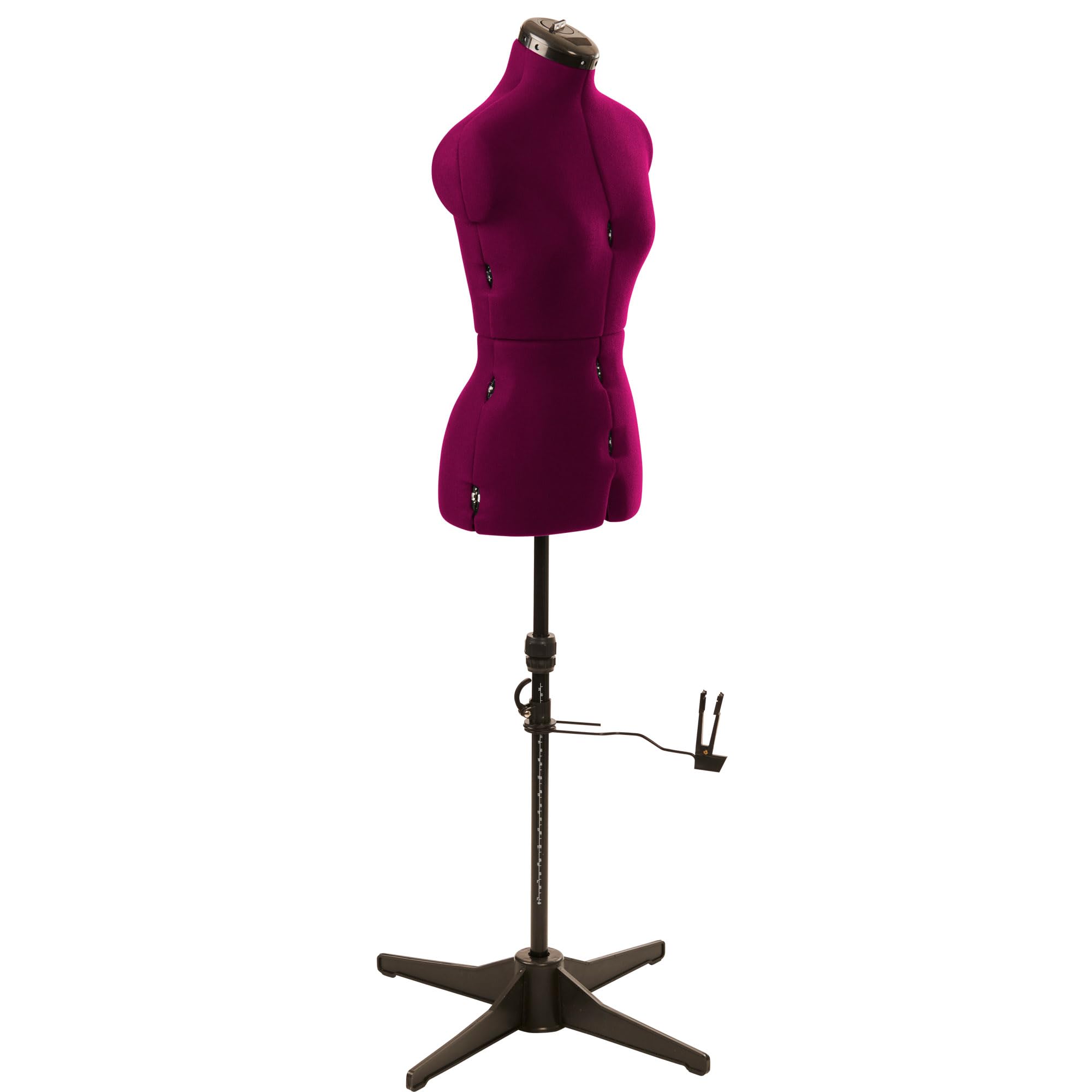 Sewing Online Adjustable Dressmakers Dummy8 PartPlain WineSize SmallUk 8-16 from B&Q