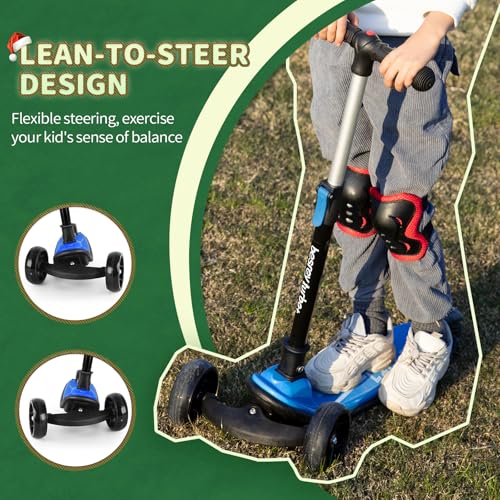 Image of besrey 3 Wheel Scooter for Kids Ages 3-10 with 4 Adjustable Height