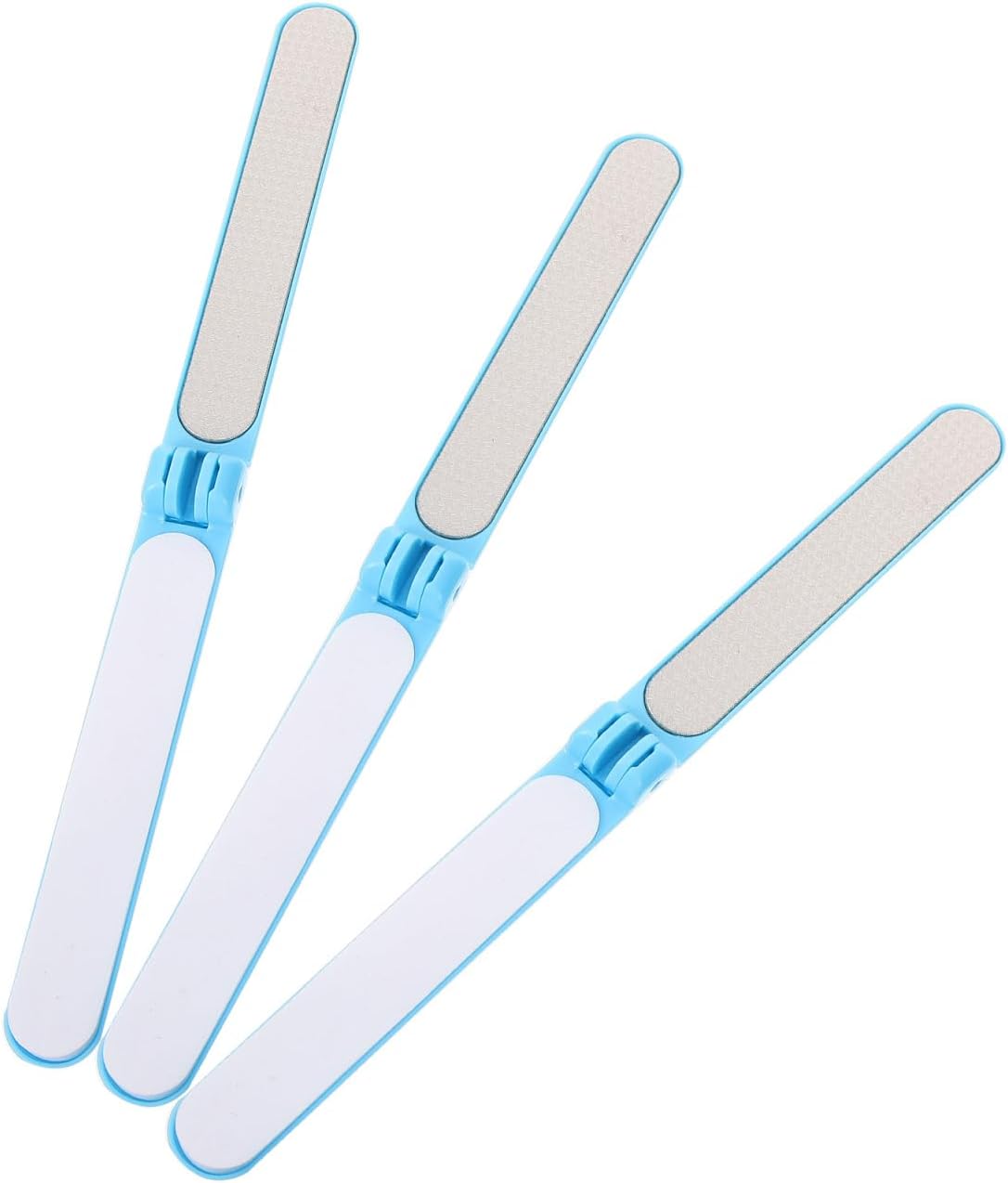 Double Sided Diamond Nail File Foldable Compact Nail Polisher for Women Portable Manicure Files Salon and Home Use