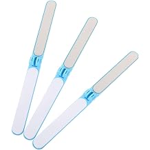 Double Sided Diamond Nail File Foldable Compact Nail Polisher for Women Portable Manicure Files Salon and Home Use