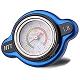 AiCooler Radiator Safety High-Pressure Temperature Gauge Cap for Most Japanese Motorcycles 1.8Kg/cm2...