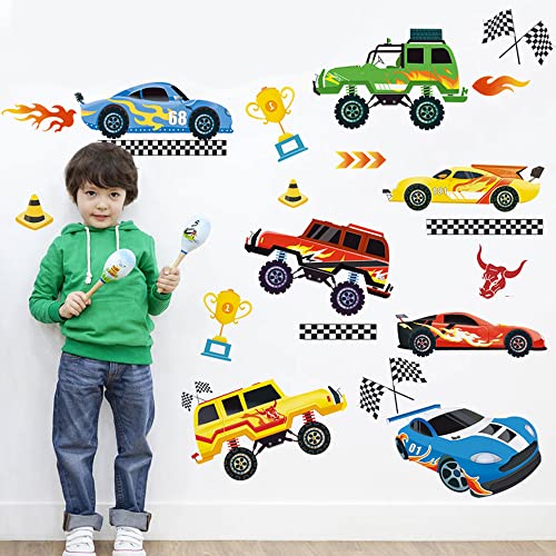 Vinilos Decorativos de Autos de Carreras para Pared miniatura 3