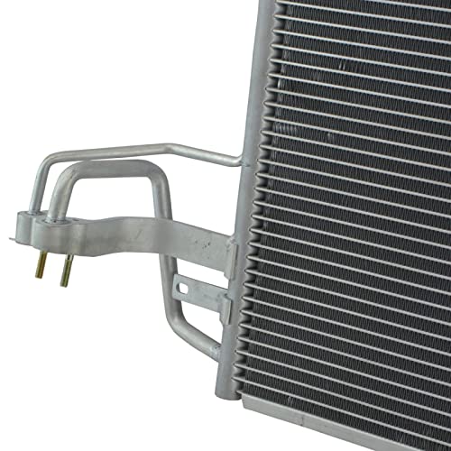 Image of TRQ A /C Condenser and Receiver Drier Assembly Compatible with 2005-2009 Hyundai Tucson with Manufacturer Code DCC Condenser 2005-2010 Kia Sportage