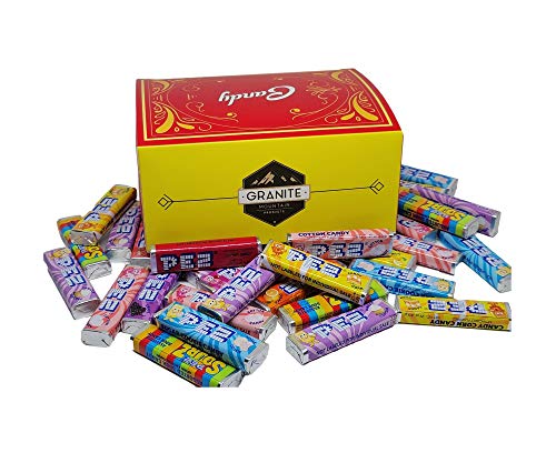 PEZ Candy Refills Set - 36 Refill Rolls For Pez Dispensers | Sour, Fruit, Candy Corn, Sugar Cookie, Vanilla Cupcake, And Cotton Candy Flavors | Bulk Candy Rolls In A Candy Gift Box