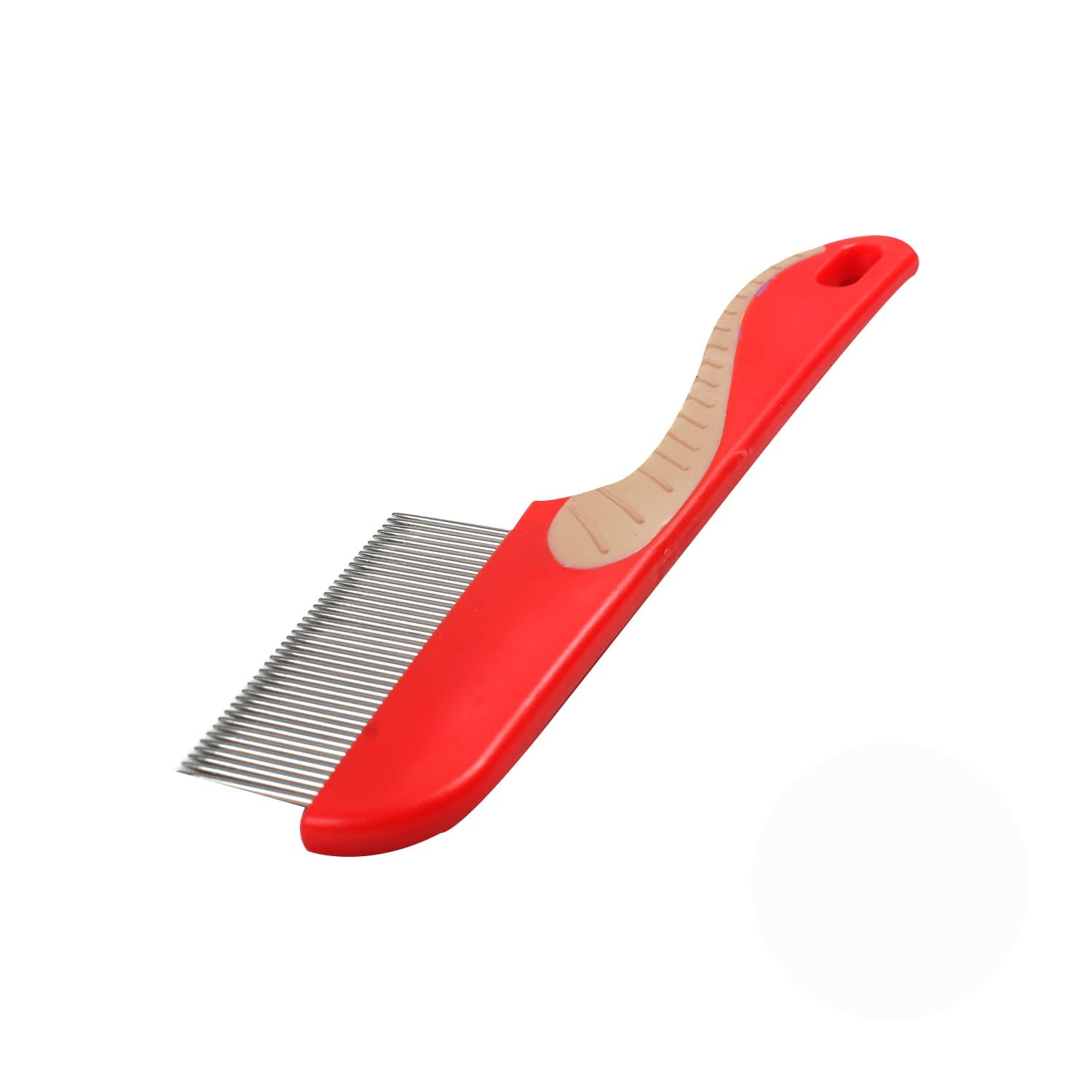 PSK PET MART Flea Comb for Cat Dog, Stainless Steel Fine Tooth Flea Lice Tear Stain Remover Comb (Pack of 2) 1